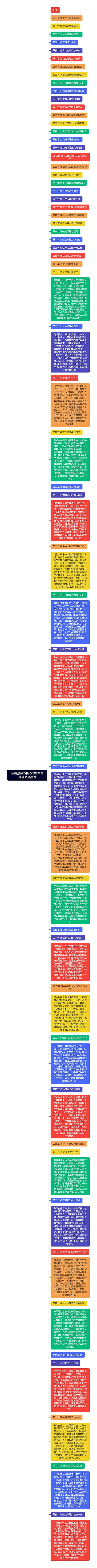 自成教育为核心的初中生德育体系建设