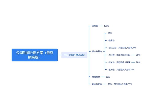 公司利润分配方案（最终极简版）