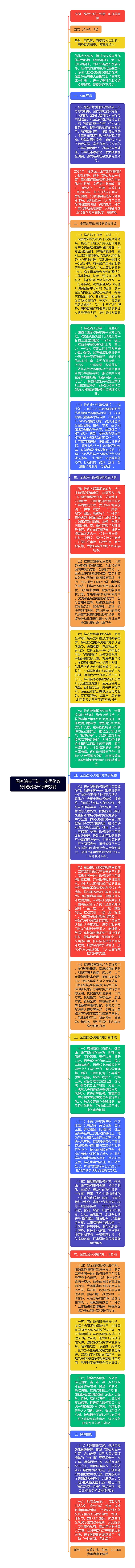 国务院关于进一步优化政务服务提升行政效能