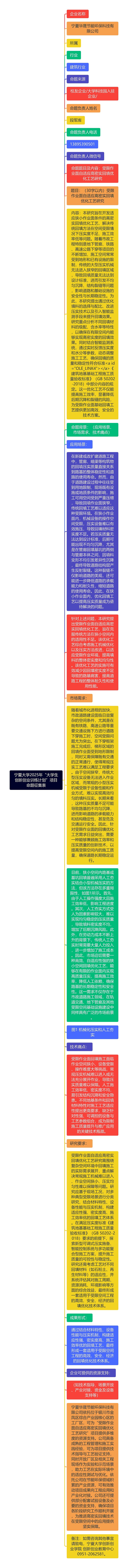 宁夏大学2025年“大学生创新创业训练计划”项目命题征集表