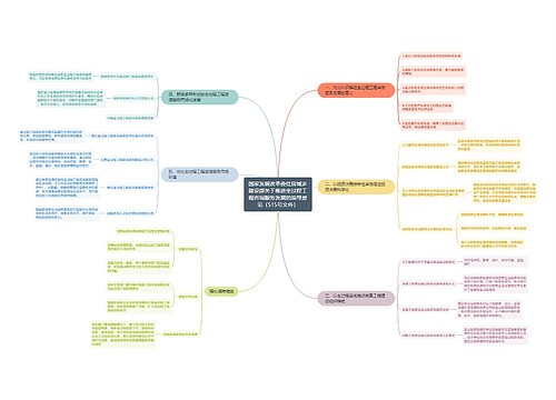 国家发展改革委住房城乡建设部关于推进全过程工程咨询服务发展的指导意见（515号文件）思维导图