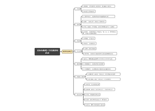 自然科技常识知识点思维导图