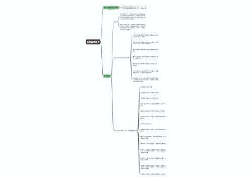 二建建筑实务  基坑监测技术思维导图