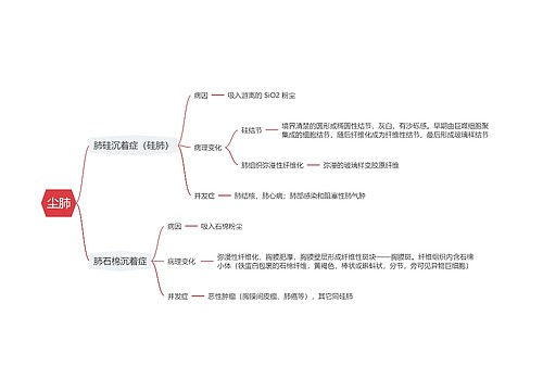 尘肺思维导图