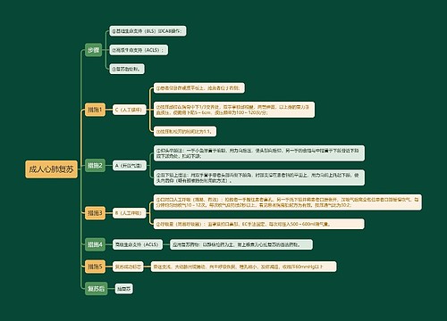 成人心肺复苏知识点