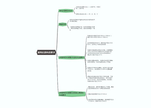 二建建筑实务  建筑抗震构造要求