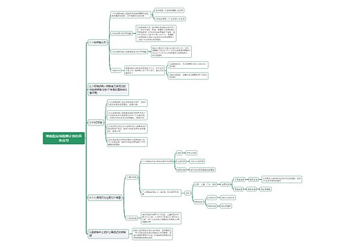 增值税应纳税额计算的具体应用思维导图
