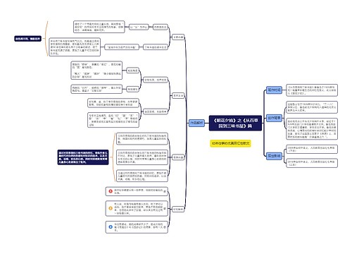 《从百草园到三味书屋》读书笔记思维导图