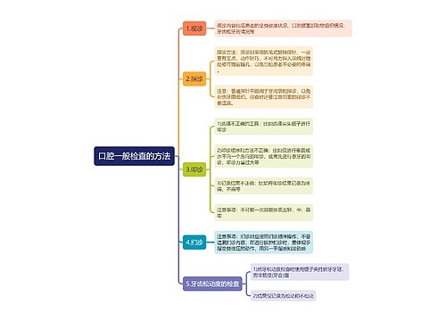 口腔一般检查的方法