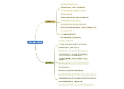 投资企业建立思维导图