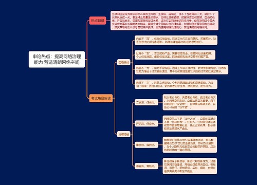 申论热点之提高网络治理能力 营造清朗网络空间