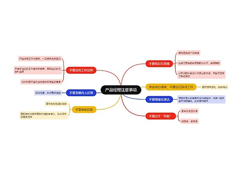 产品经理注意事项