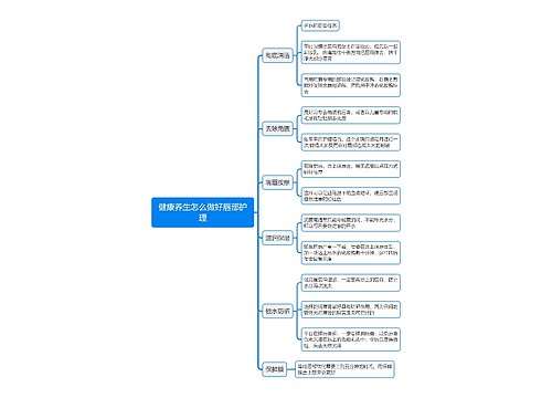 健康养生怎么做好唇部护理思维导图