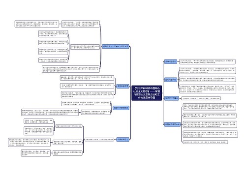 《习近平新时代中国特色社会主义思想》——掌握马克思主义思想方法和工作方法思维导图