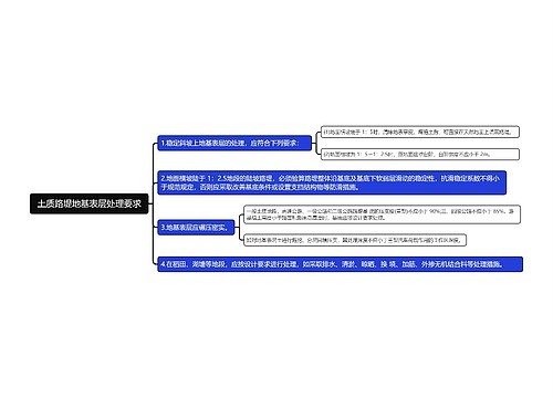 土质路堤地基表层处理要求