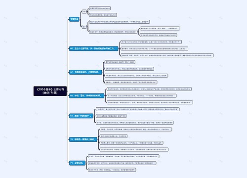 《100个基本》主要内容（第66-71章）
