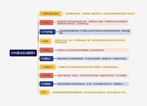 外科重点名词解释2