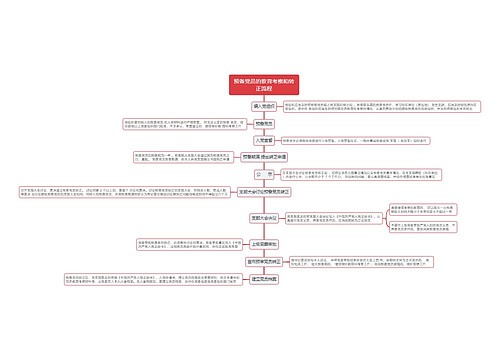 预备党员的教育考察和转正流程思维导图