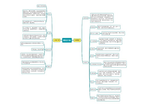 朝花夕拾内容思维导图