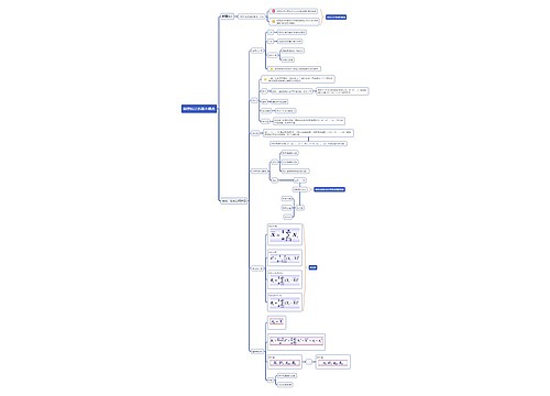数理统计的基本概念思维导图思维导图