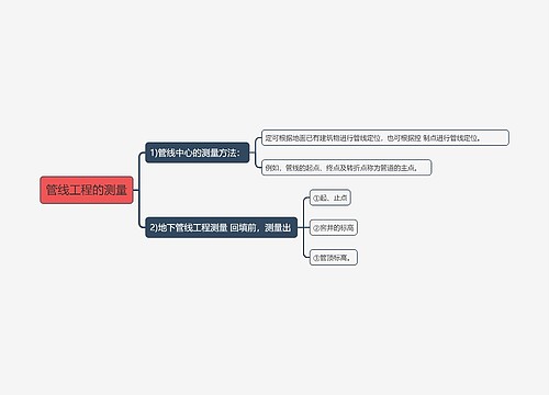 管线工程的测量