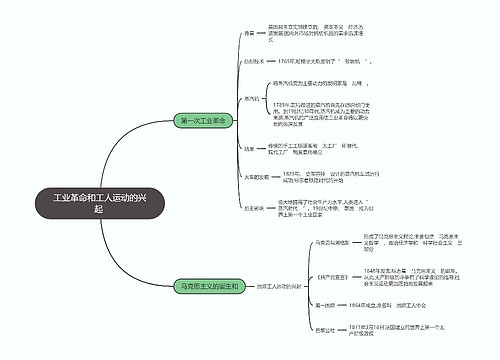 九年级历史上册  工业革命和工人运动的兴起 