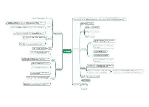 流感病毒思维导图