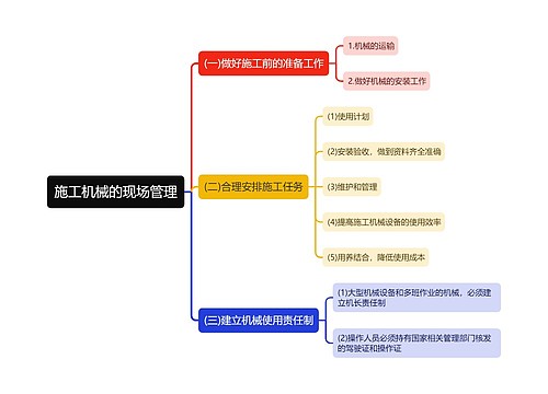 施工机械的现场管理