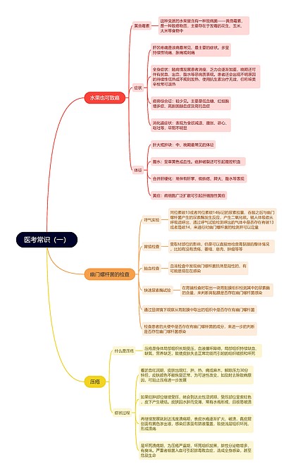 医考常识（一）思维导图_编号t733153-TreeMind树图