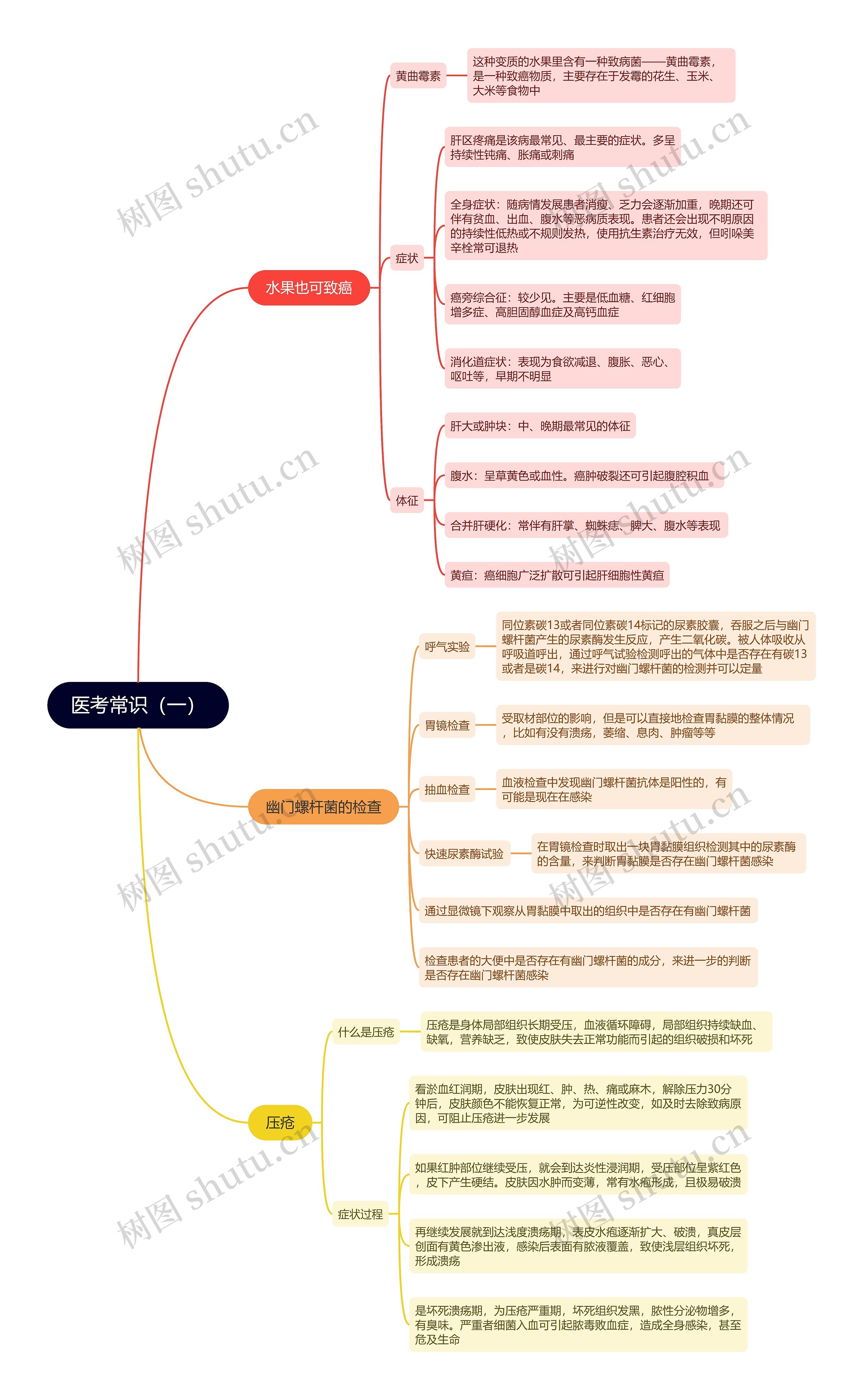 医考常识（一）思维导图