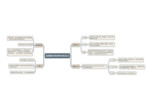 短视频内容创作的知识点