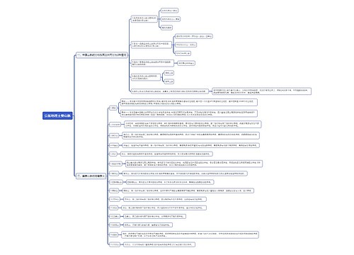 公基地理主要山脉思维导图