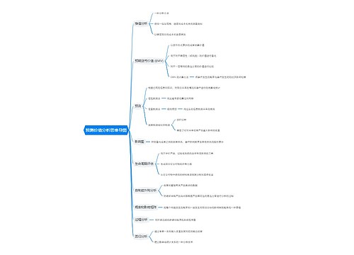 预测价值分析思维导图