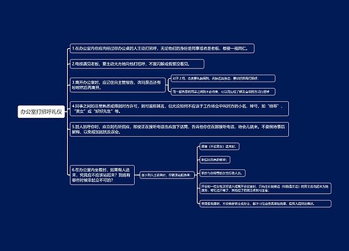 办公室打招呼礼仪