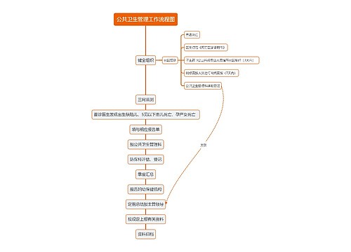 公共卫生管理工作流程图