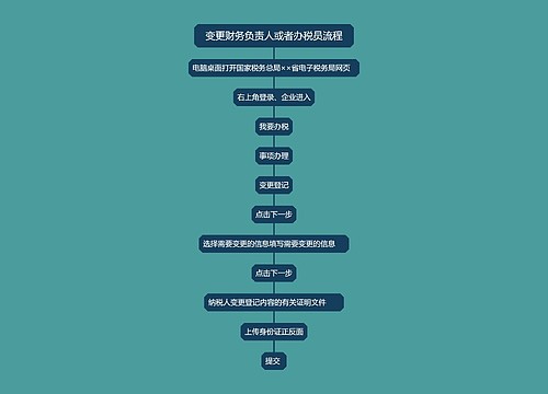 变更财务负责人或者办税员流程