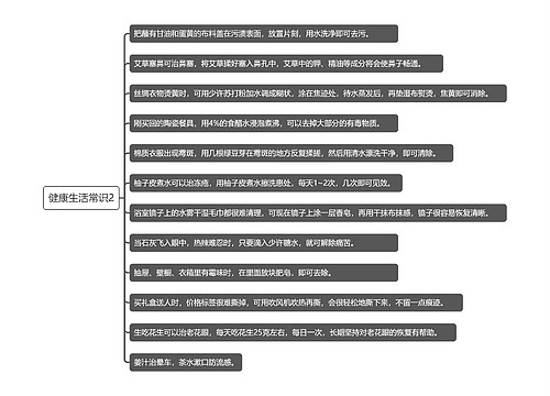 健康生活常识2