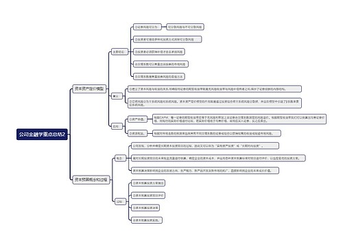公司金融学重点总结专辑-2