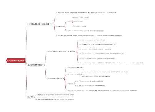 走向大一统的秦汉政治思维导图