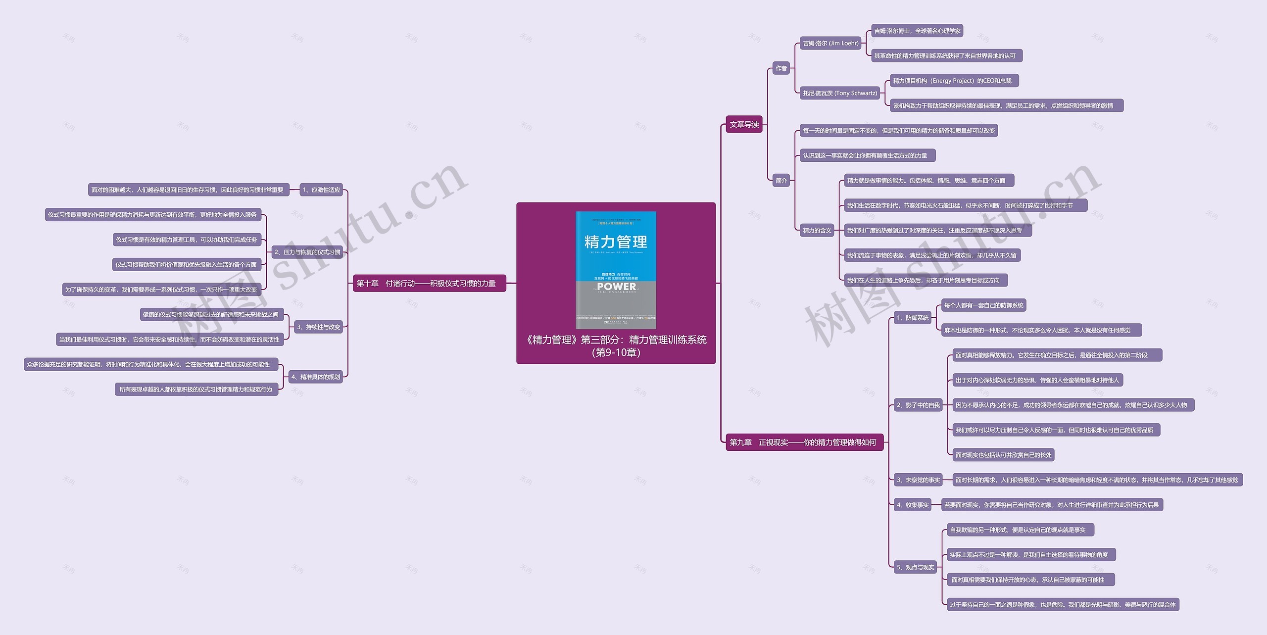 《精力管理》第三部分：精力管理训练系统 （第9-10章）