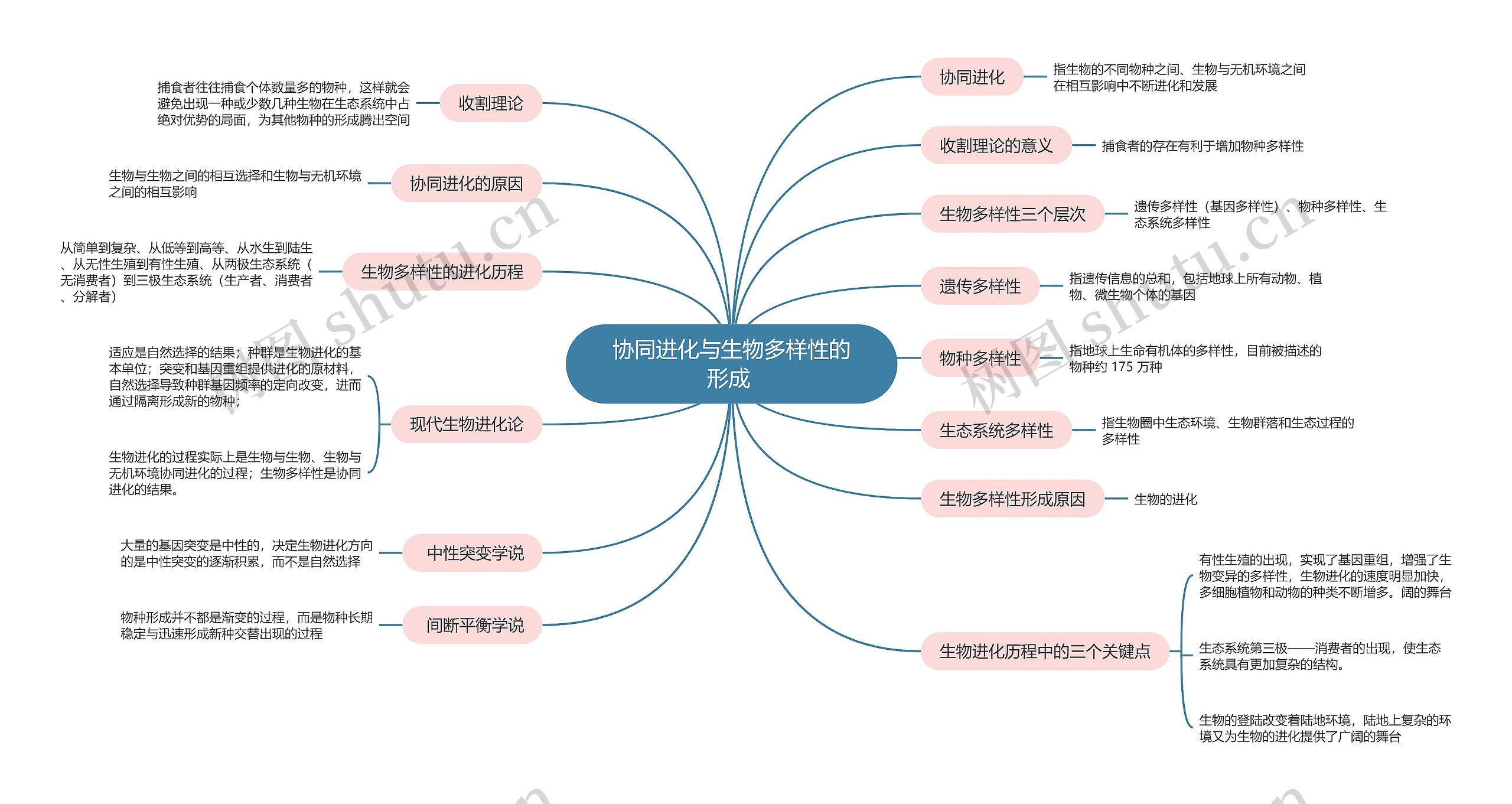 生物必修二  协同进化与生物多样性的形成 