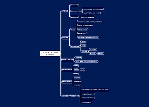 工商管理第二章公司所有者与经营者思维导图