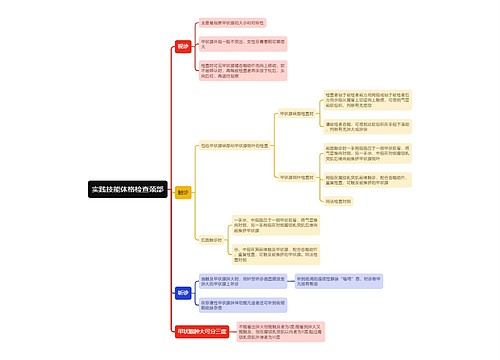 实践技能体格检查颈部思维导图