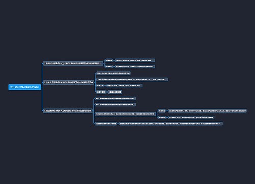 会计知识点标准成本的制定思维导图