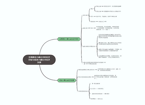 高中政治必修一   全面建设小康社会的经济目标与促进小康社会经济发展