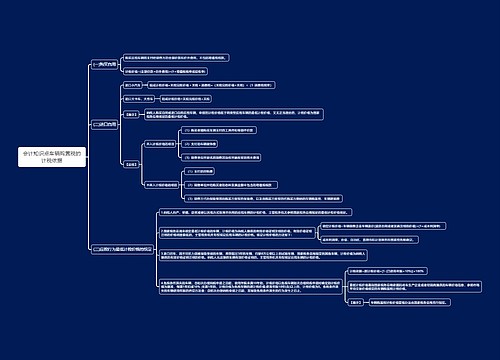 会计知识点车辆购置税的计税依据思维导图
