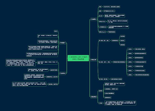八年级语文上册《中国石拱桥》思维导图