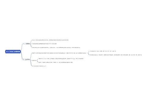 土方工程施工质量管理思维导图