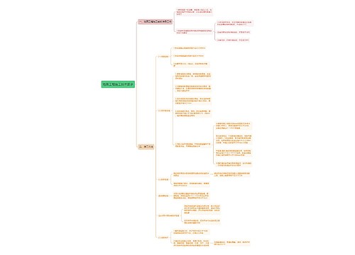 地面工程施工技术要求思维导图