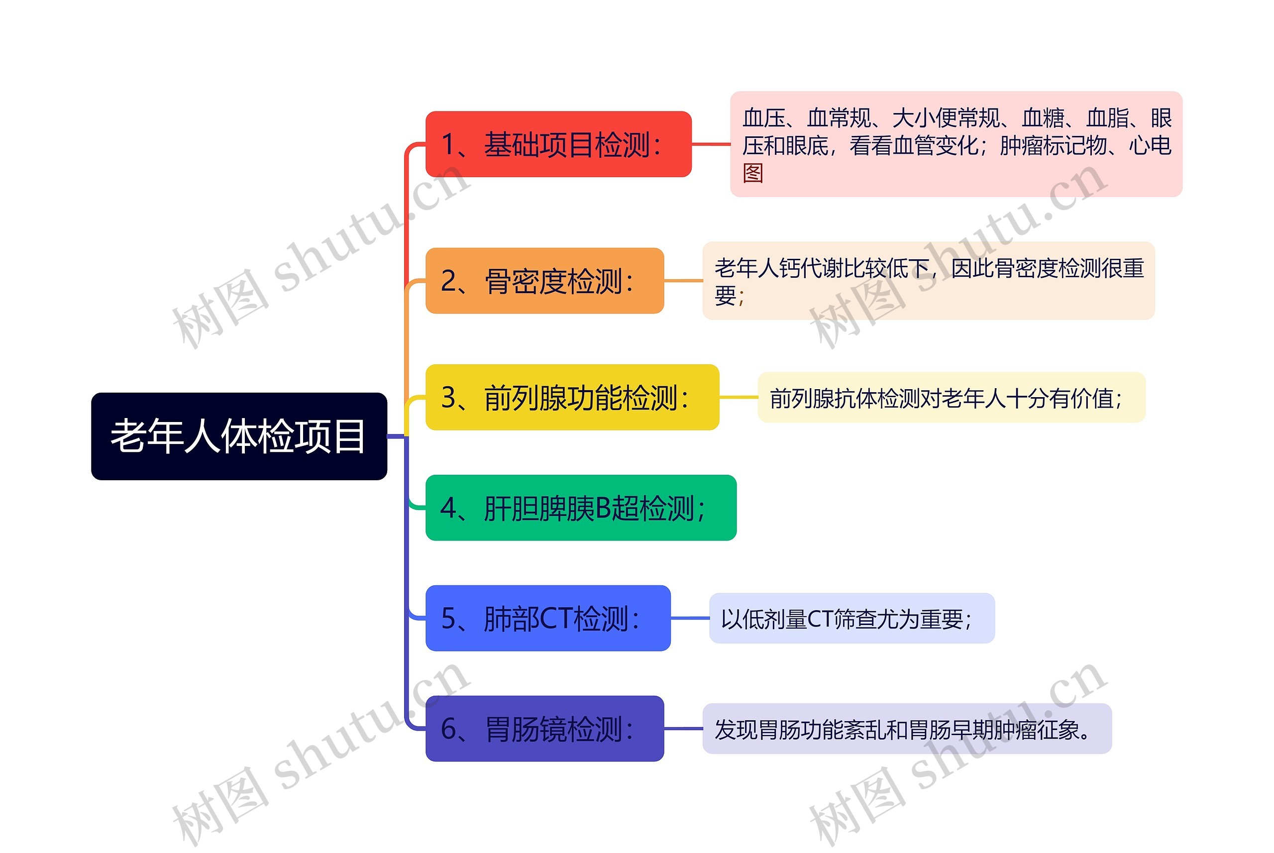 老年人体检项目